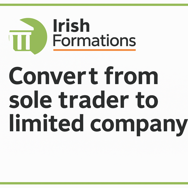 Convert from a sole trader to limited company